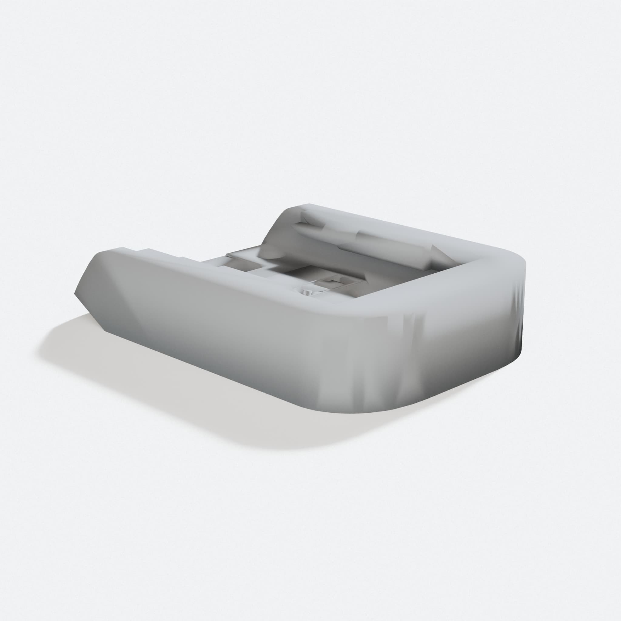 Compatible with DeWalt Battery Mount with Logo, turn three quarter