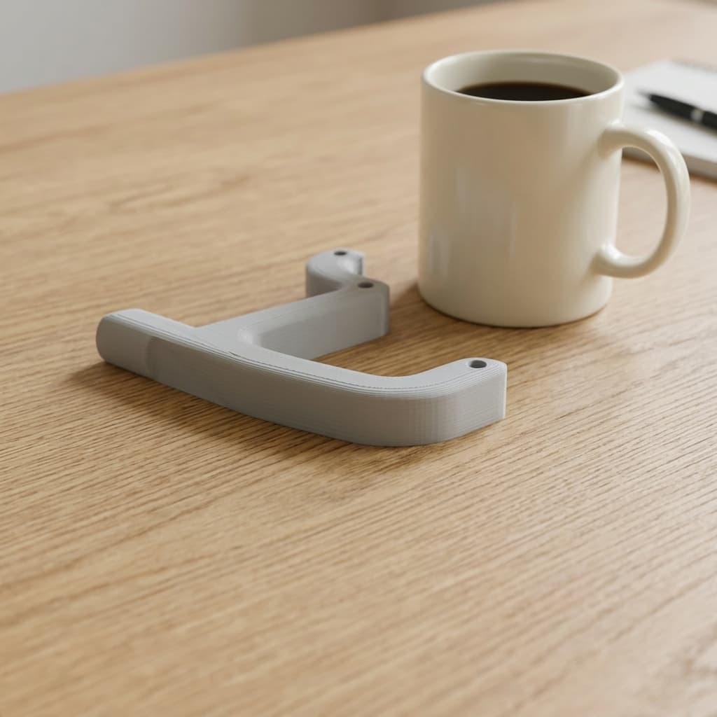 Pegboard Hooks with Curved Design, in real life