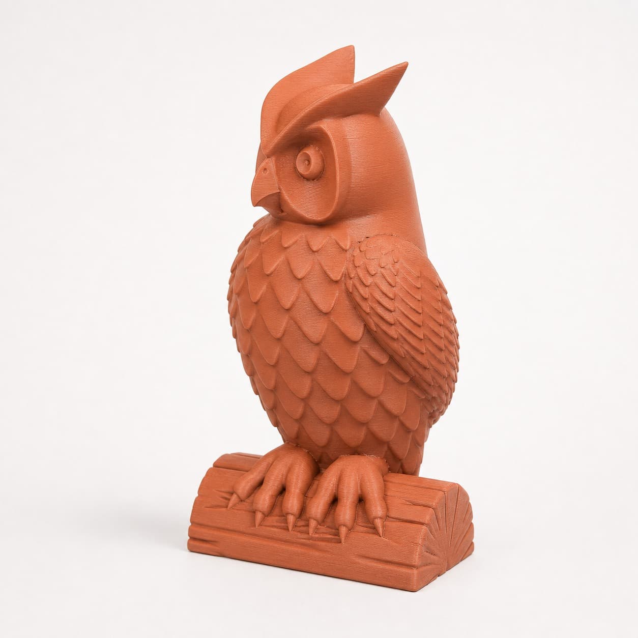 Owl Statue for the Garden, Decorative Bird Deterrent Design
