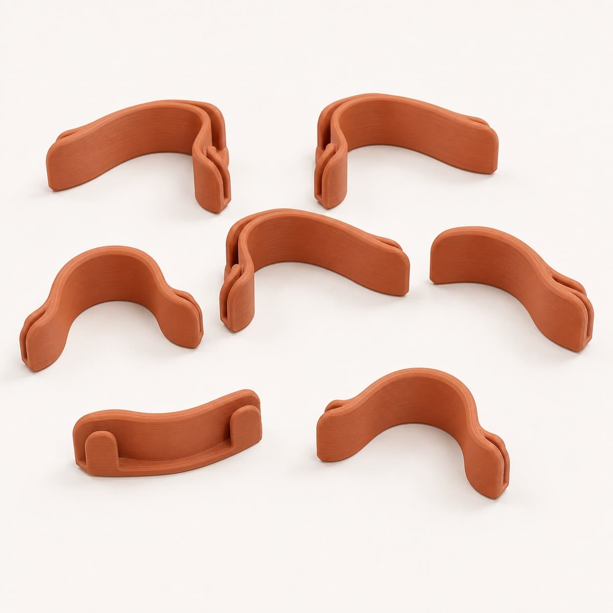 Nose Clip Set for Face Masks, Seven Comfort Designs